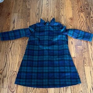 Tuckernuck  Dress in Blue and Green plaid size small